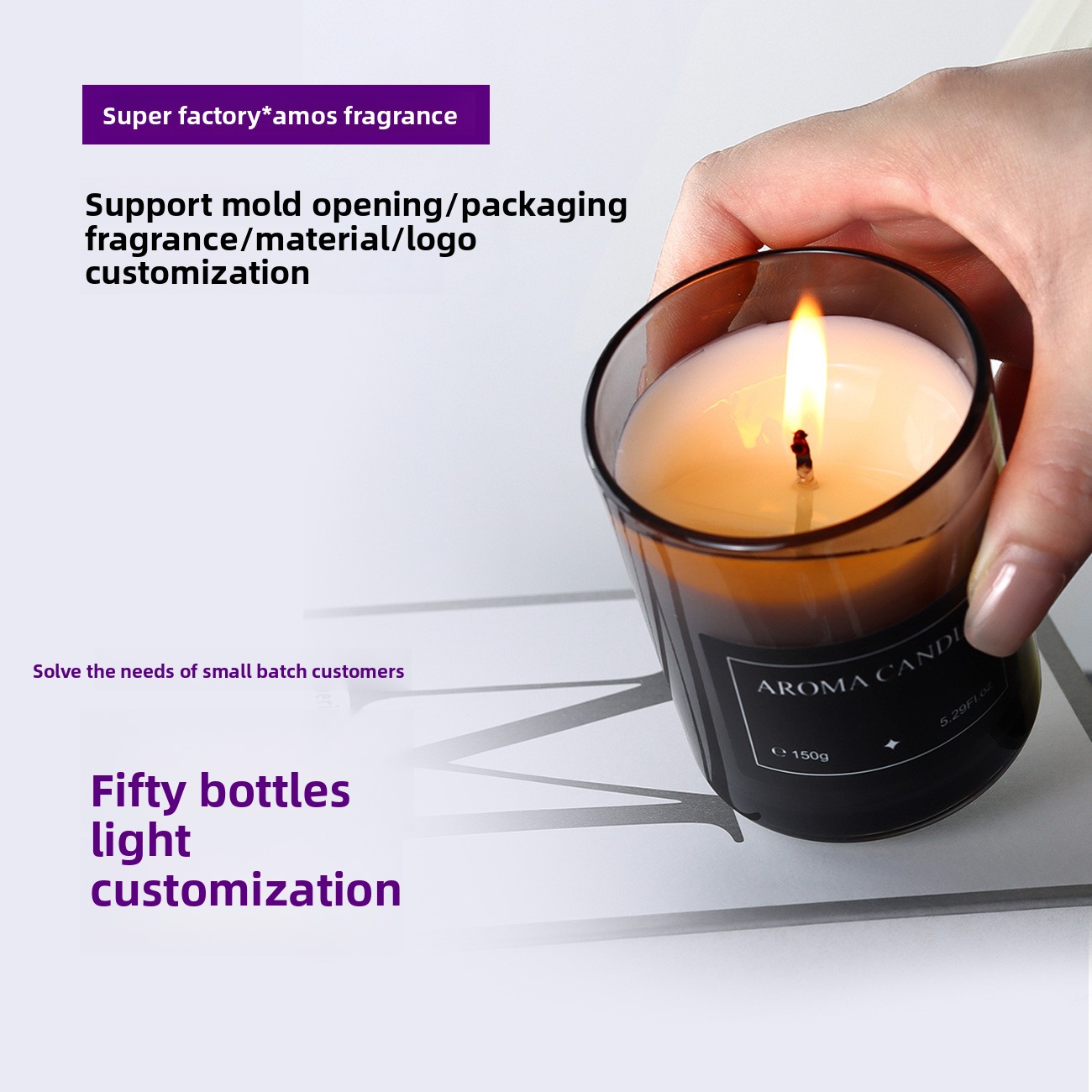 Candle Souvenir - Velas Aromáticas de Cera de Soja,
