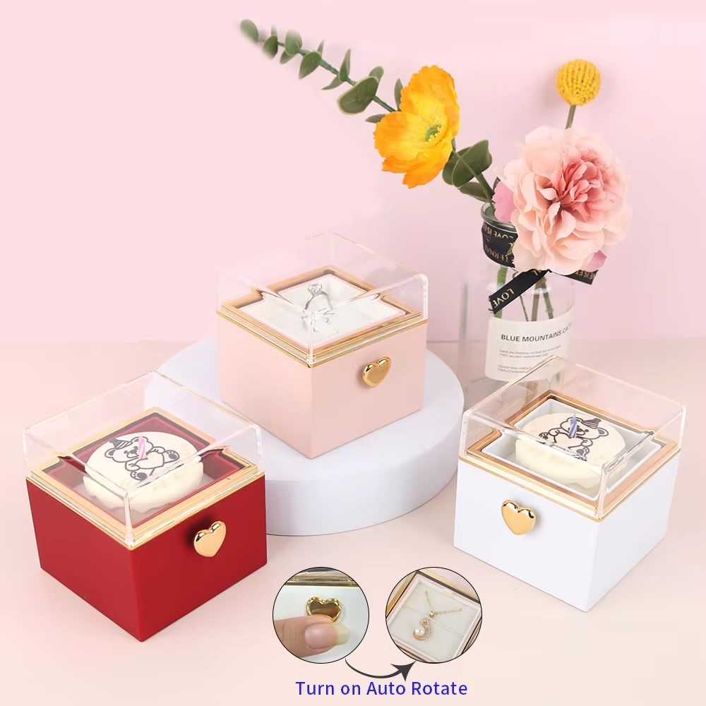 Candle Surprise - Caja automática con tapa de oso,