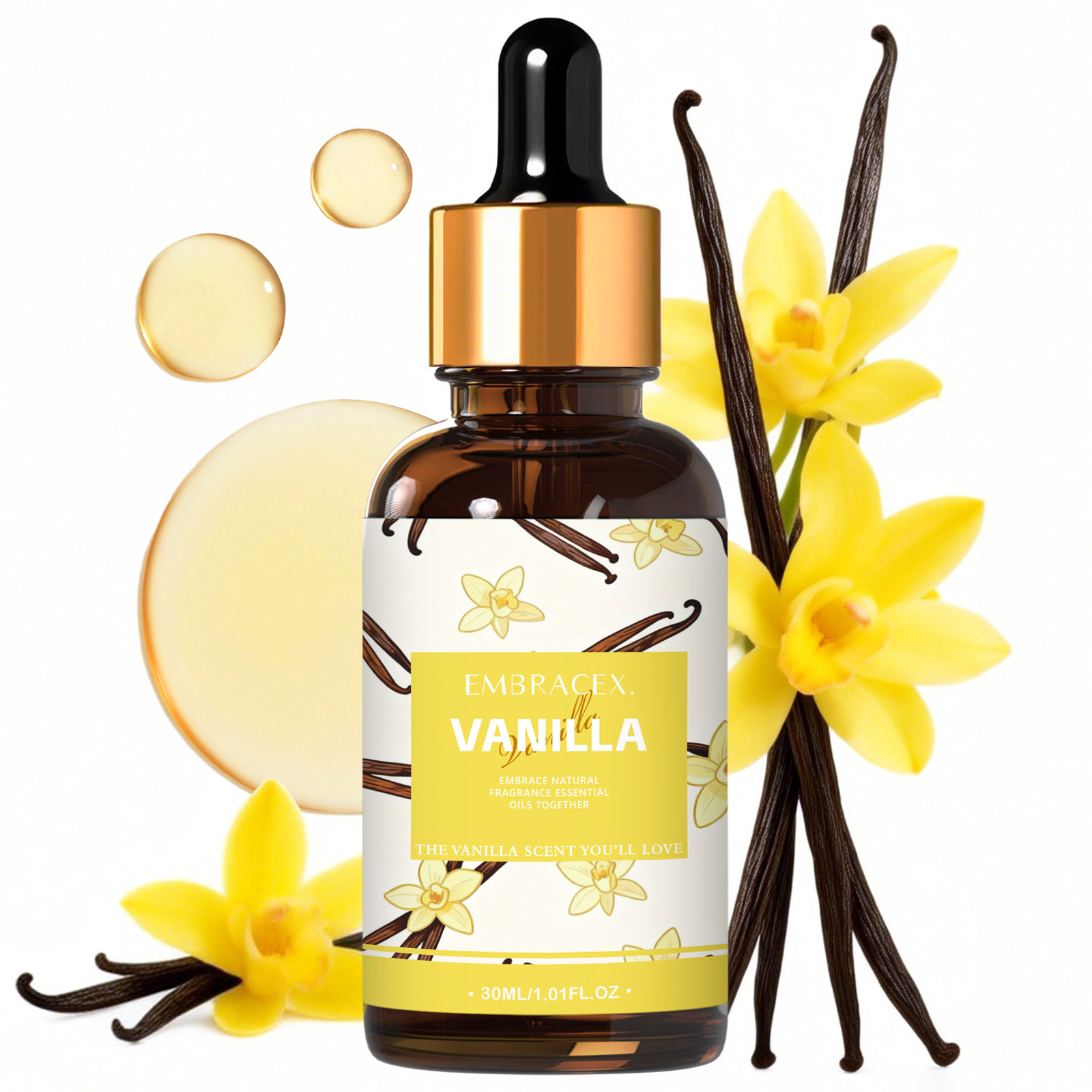 Candle Souvenir - Aceite esencial de vainilla de 30ml
