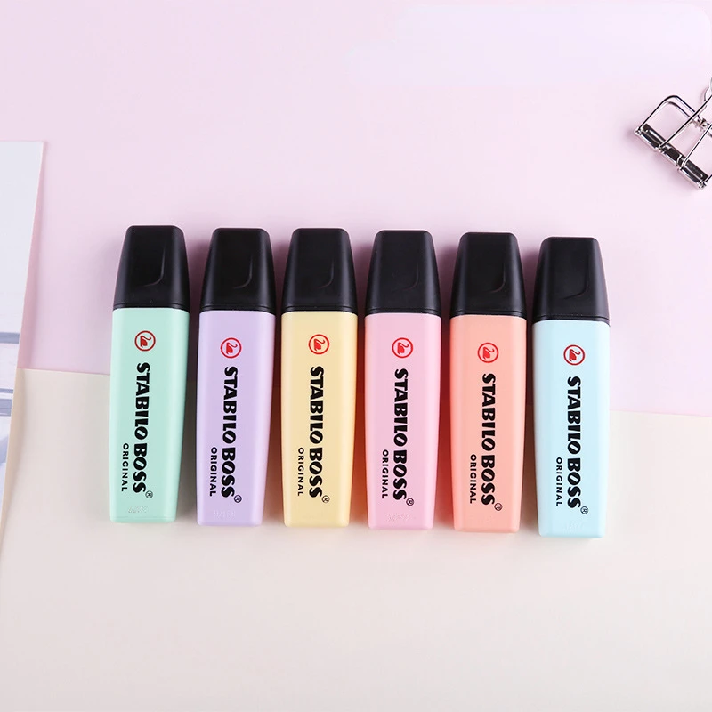 Stabilo Marker Boss - 6 colores STABILO BOSS Macaron Color