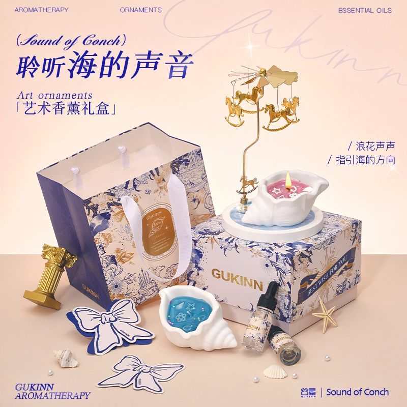 Candle Souvenir - Caja de regalo de aromaterapia con