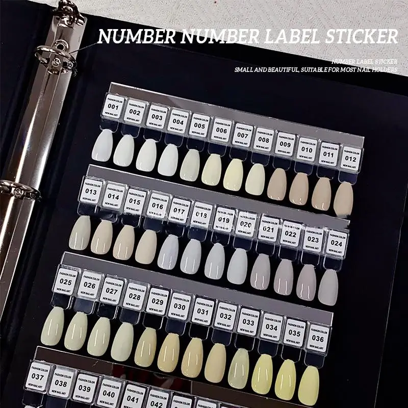 Sticker Label Template - NO.1-240 Etiqueta adhesiva de número de