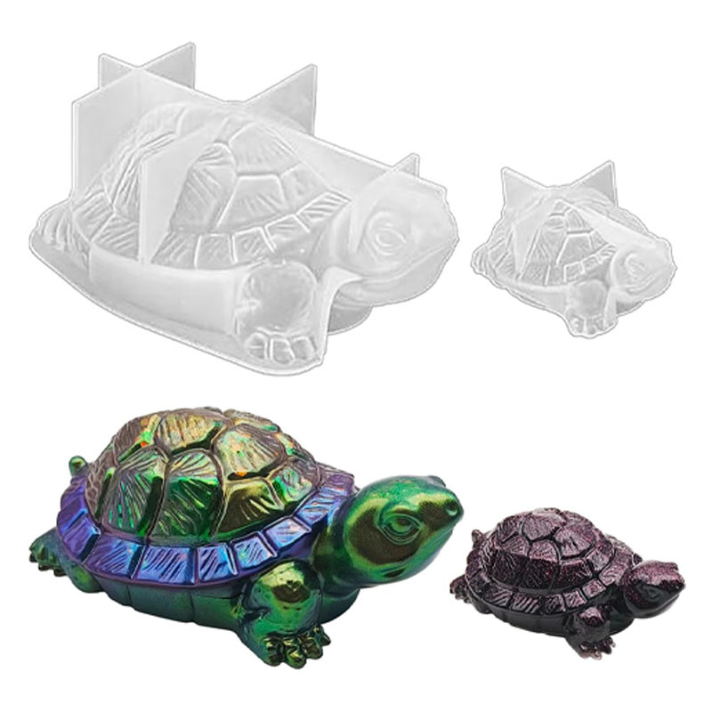 Candle Souvenir - Moldes de resina 3D de tortuga,