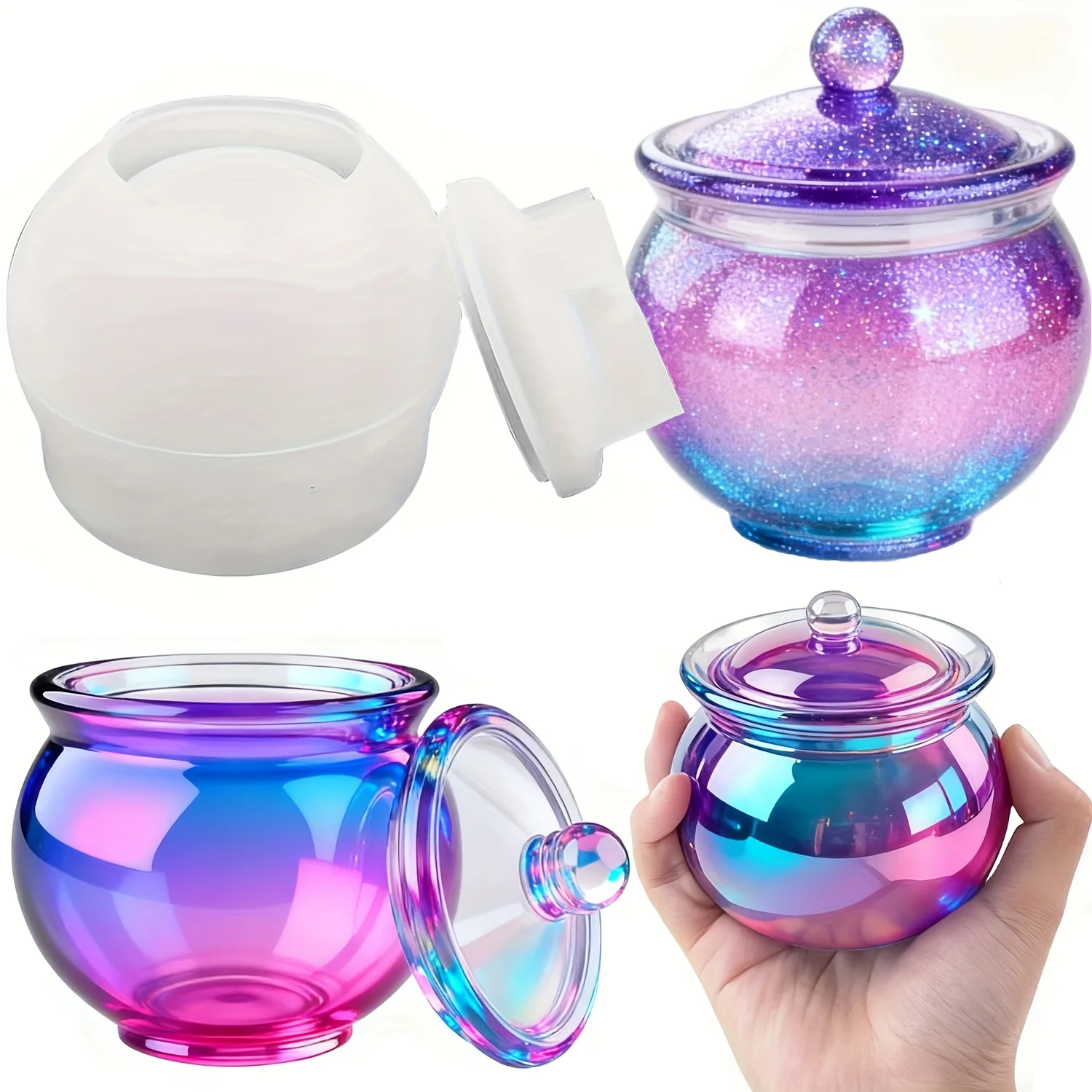 Candle Souvenir - 1 Juego de moldes redondos de