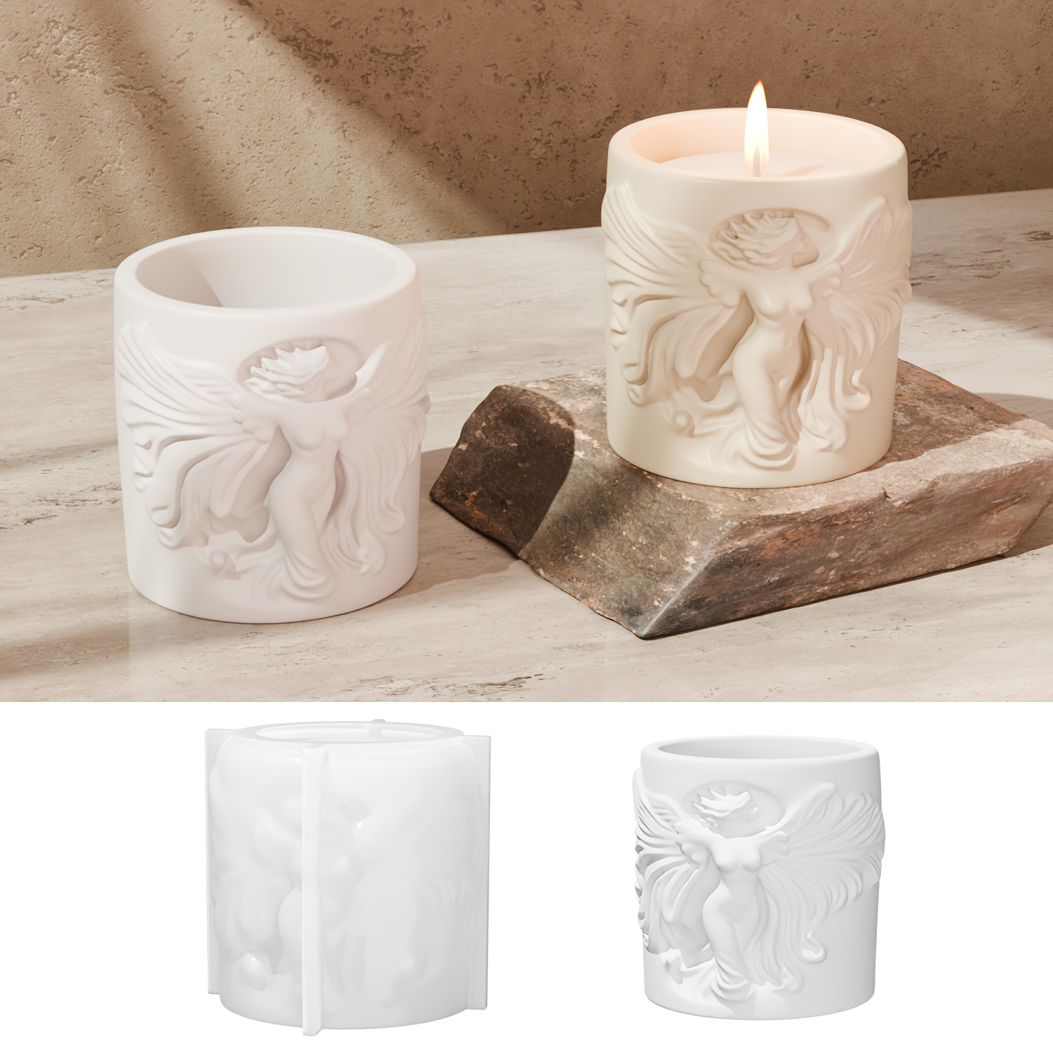 Candle Souvenir - Molde de silicona para resina con