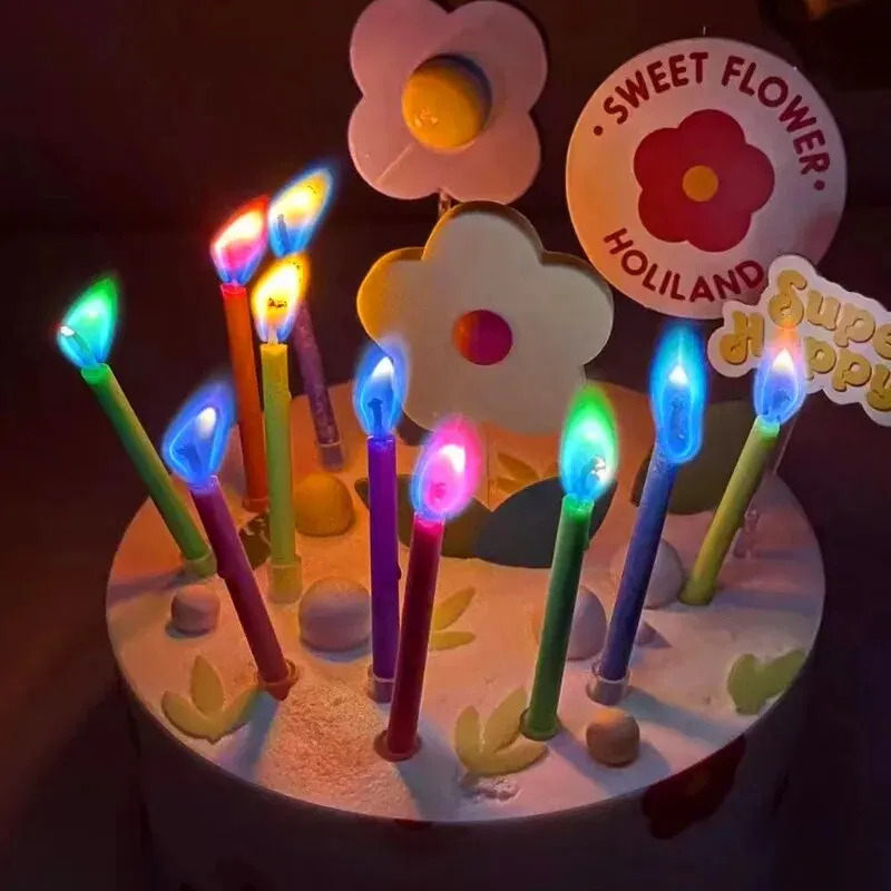 Velas de llama coloridas multi - Candle Surprise reseña y precio